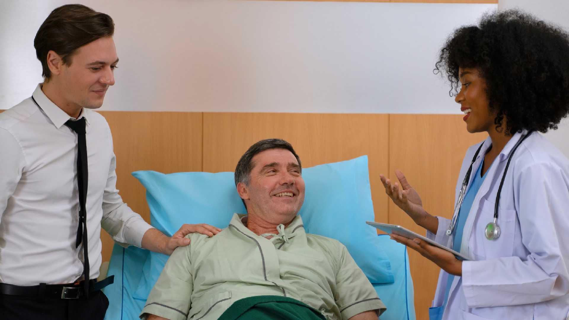 How does a hospitalization program differ from outpatient care?