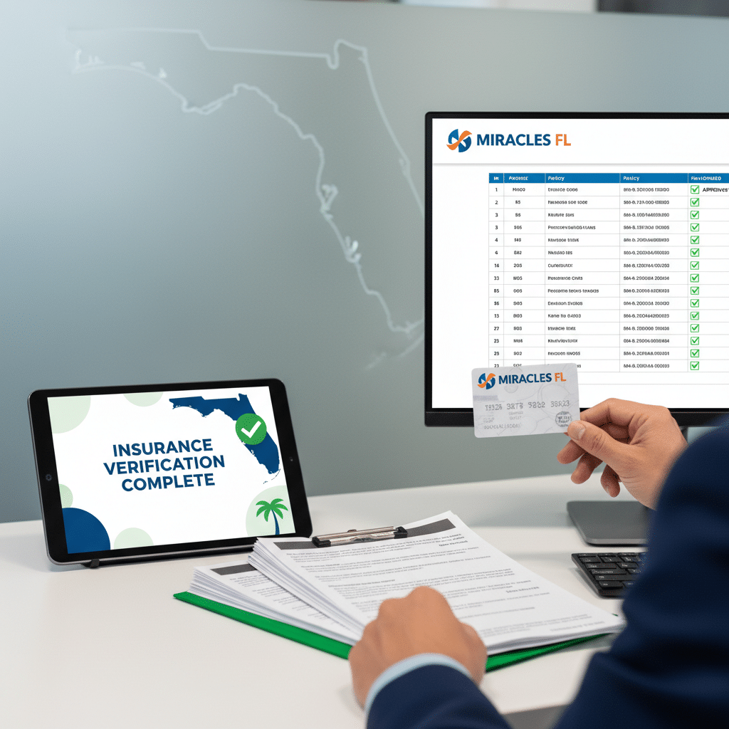 verify insurance for miracles fl